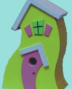 Curved Wacky Birdhouse #1